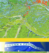 mapa temático de Vegetación, Geología, Geomorfologia y Suelos de Amazonas