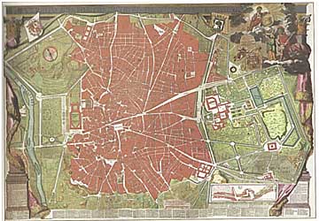 Plano de Madrid (1769).