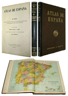 Mapas por Benito Chias y Carbó; Con signos convencionales, pueblos, ferrocarriles, carreteras, rios, alturas, etc.