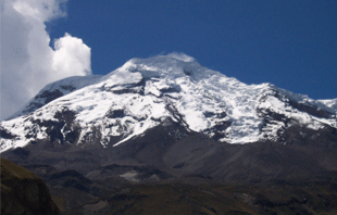 El Volcán Chimborazo también fue explorado por Humboldt 