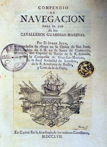 Compendio de navegación, de Jorge Juan de Santacilia
